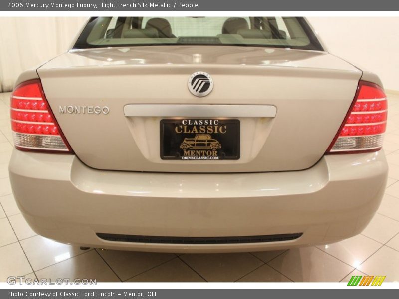 Light French Silk Metallic / Pebble 2006 Mercury Montego Luxury