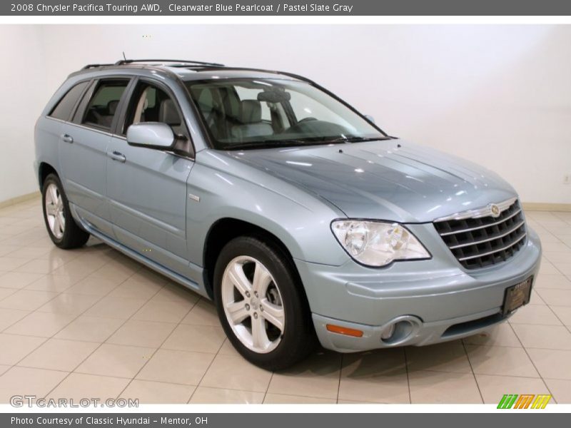 Clearwater Blue Pearlcoat / Pastel Slate Gray 2008 Chrysler Pacifica Touring AWD
