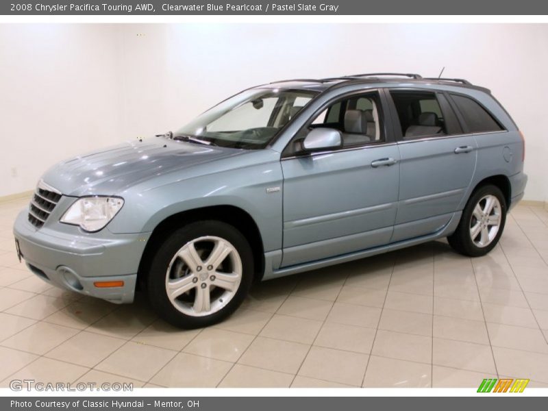 Clearwater Blue Pearlcoat / Pastel Slate Gray 2008 Chrysler Pacifica Touring AWD