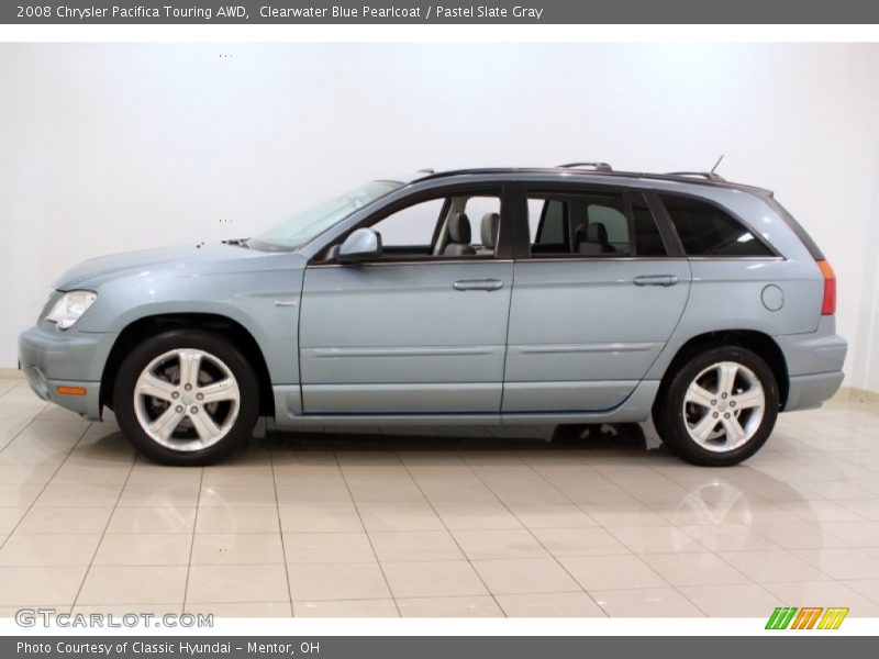 Clearwater Blue Pearlcoat / Pastel Slate Gray 2008 Chrysler Pacifica Touring AWD