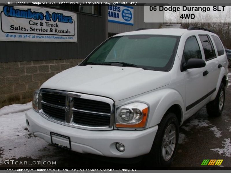 Bright White / Dark Slate Gray/Light Slate Gray 2006 Dodge Durango SLT 4x4