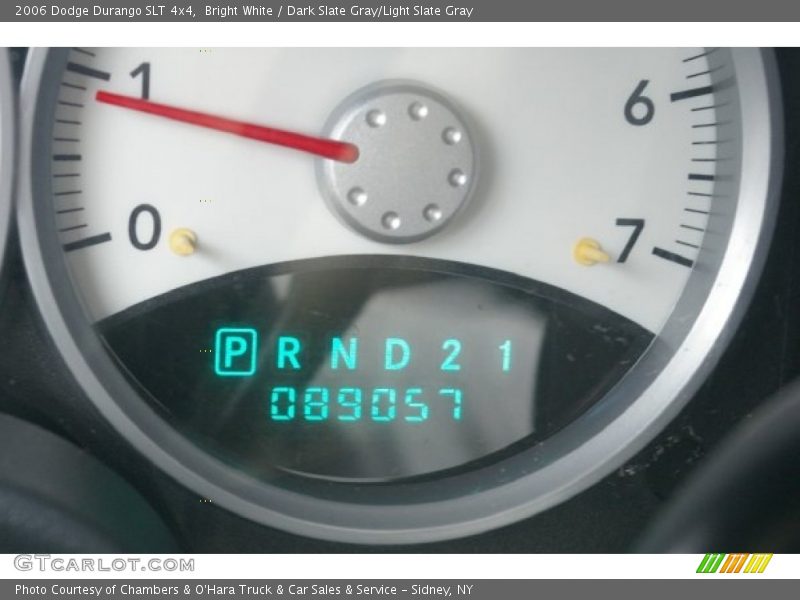 Bright White / Dark Slate Gray/Light Slate Gray 2006 Dodge Durango SLT 4x4