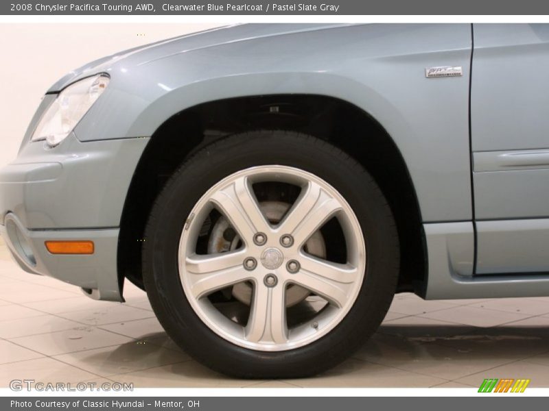 Clearwater Blue Pearlcoat / Pastel Slate Gray 2008 Chrysler Pacifica Touring AWD