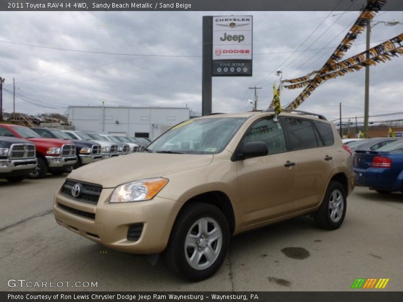 Sandy Beach Metallic / Sand Beige 2011 Toyota RAV4 I4 4WD