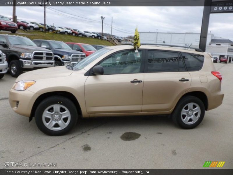 Sandy Beach Metallic / Sand Beige 2011 Toyota RAV4 I4 4WD