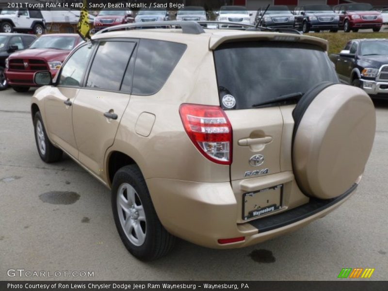 Sandy Beach Metallic / Sand Beige 2011 Toyota RAV4 I4 4WD