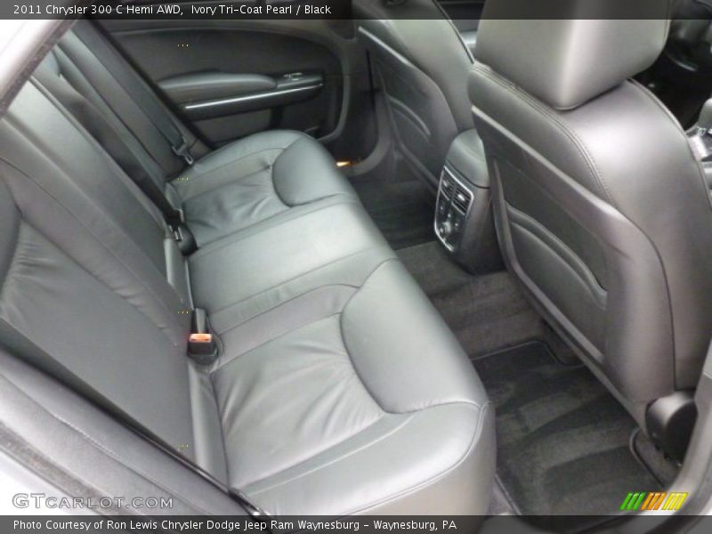Ivory Tri-Coat Pearl / Black 2011 Chrysler 300 C Hemi AWD