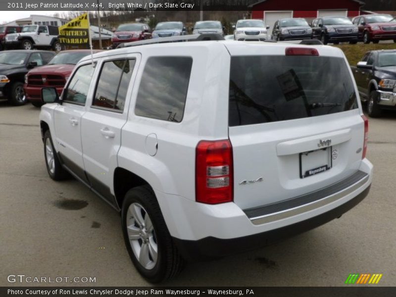 Bright White / Dark Slate Gray 2011 Jeep Patriot Latitude X 4x4