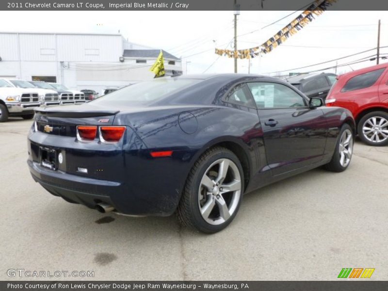 Imperial Blue Metallic / Gray 2011 Chevrolet Camaro LT Coupe
