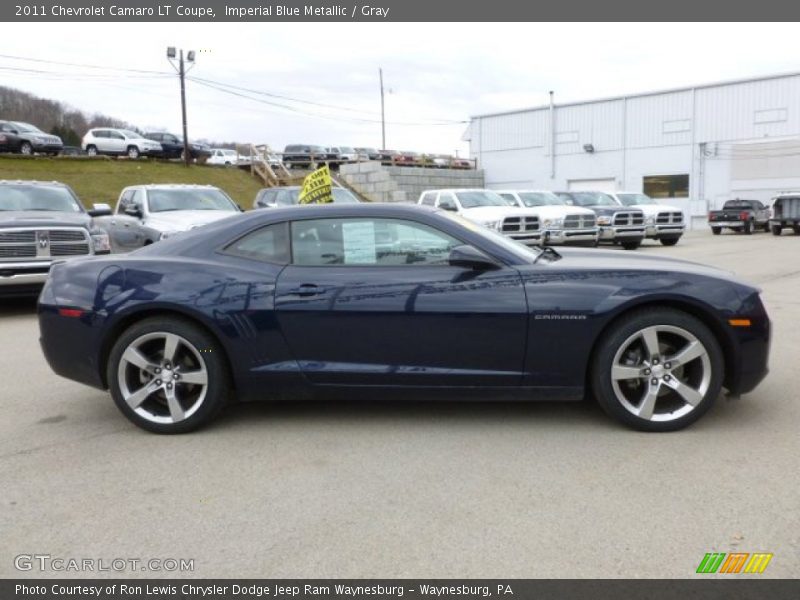 Imperial Blue Metallic / Gray 2011 Chevrolet Camaro LT Coupe