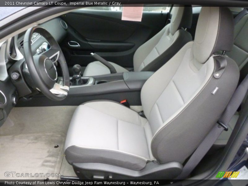 Imperial Blue Metallic / Gray 2011 Chevrolet Camaro LT Coupe