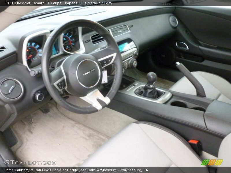 Imperial Blue Metallic / Gray 2011 Chevrolet Camaro LT Coupe