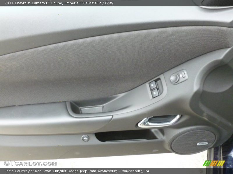 Imperial Blue Metallic / Gray 2011 Chevrolet Camaro LT Coupe