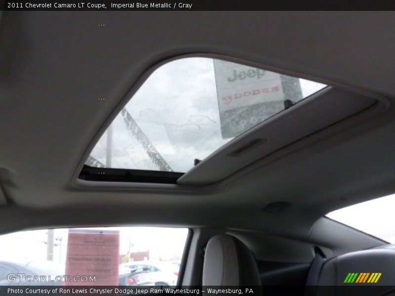 Imperial Blue Metallic / Gray 2011 Chevrolet Camaro LT Coupe