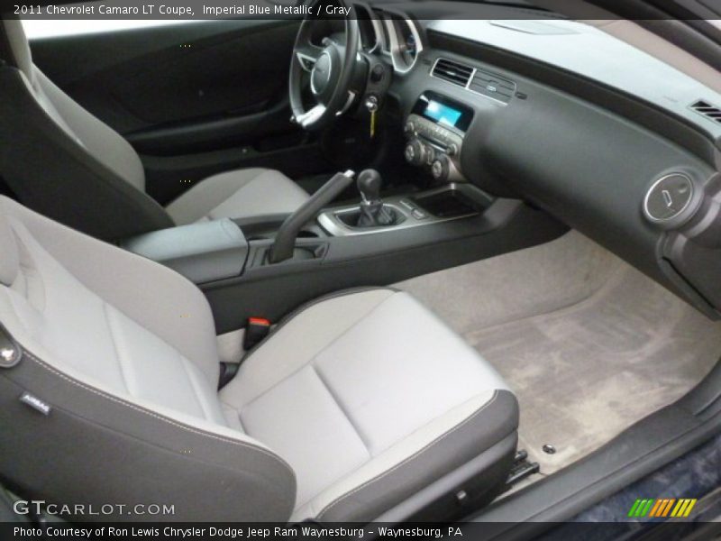 Imperial Blue Metallic / Gray 2011 Chevrolet Camaro LT Coupe