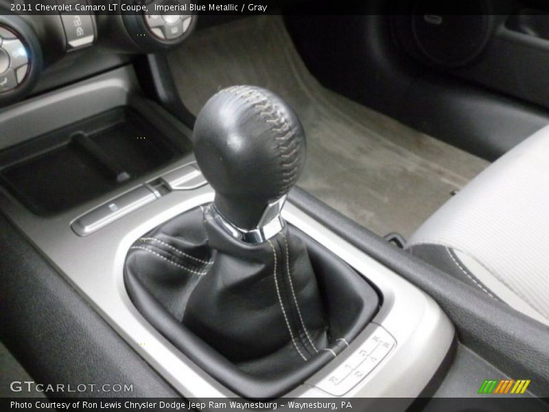 Imperial Blue Metallic / Gray 2011 Chevrolet Camaro LT Coupe