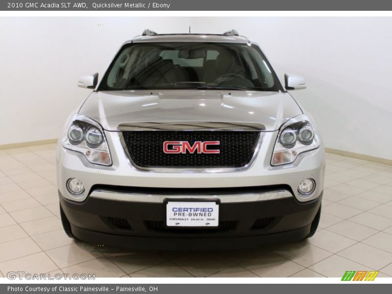 Quicksilver Metallic / Ebony 2010 GMC Acadia SLT AWD