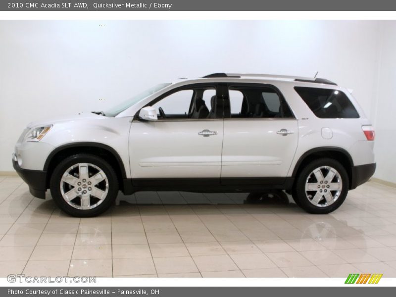 Quicksilver Metallic / Ebony 2010 GMC Acadia SLT AWD