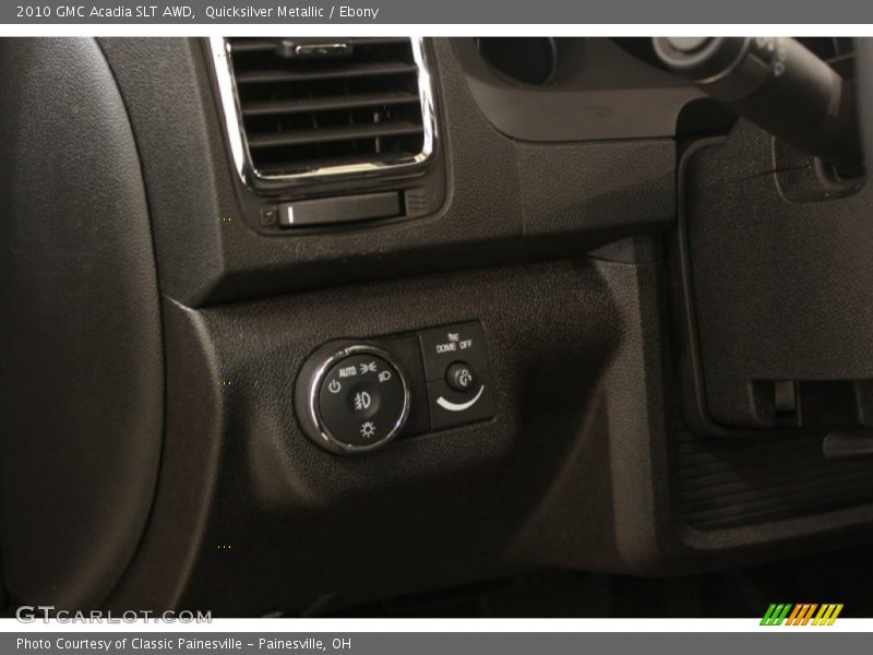 Quicksilver Metallic / Ebony 2010 GMC Acadia SLT AWD
