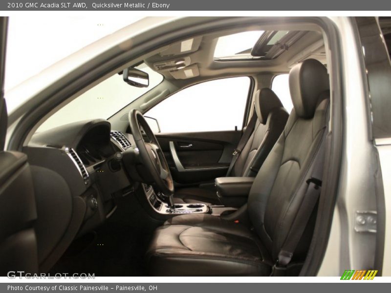 Quicksilver Metallic / Ebony 2010 GMC Acadia SLT AWD