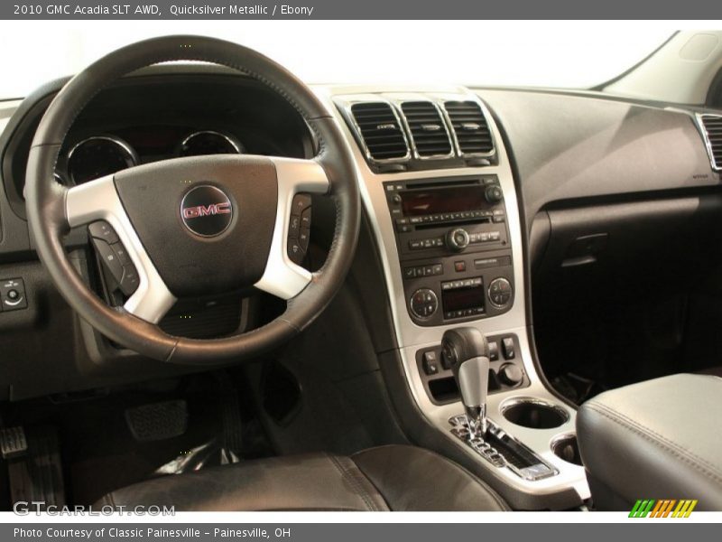 Quicksilver Metallic / Ebony 2010 GMC Acadia SLT AWD