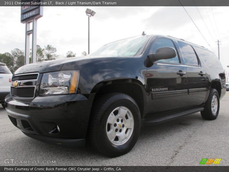 Black / Light Titanium/Dark Titanium 2011 Chevrolet Suburban LT