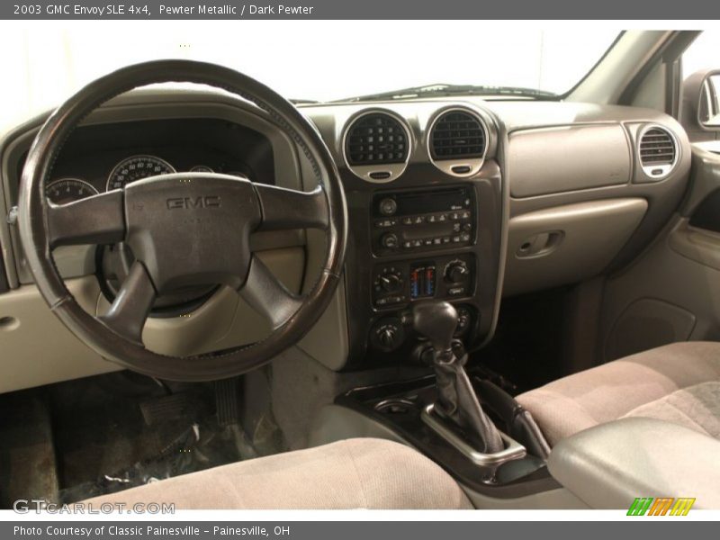 Pewter Metallic / Dark Pewter 2003 GMC Envoy SLE 4x4