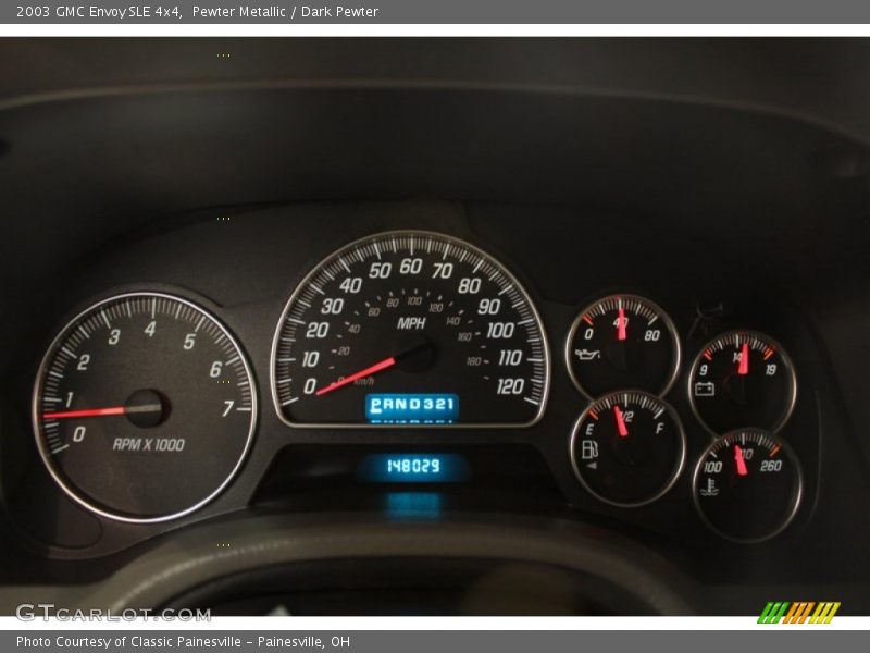 Pewter Metallic / Dark Pewter 2003 GMC Envoy SLE 4x4