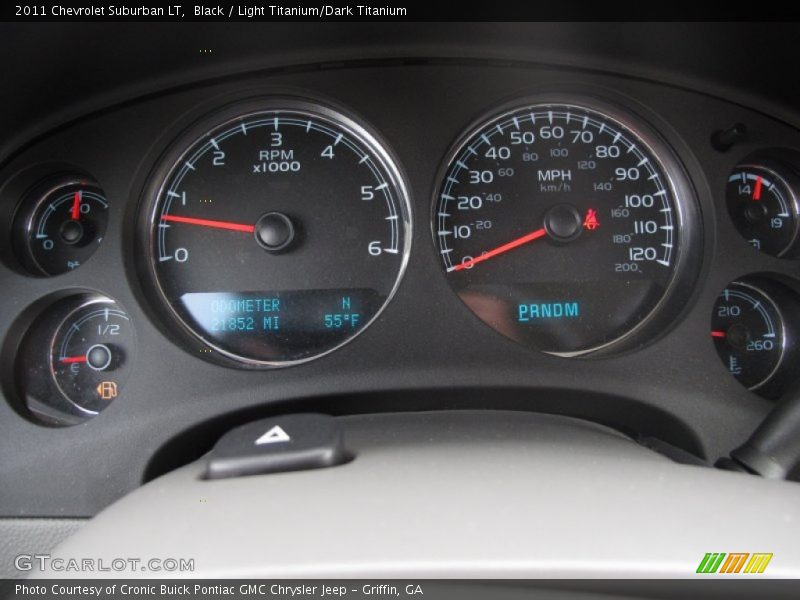 Black / Light Titanium/Dark Titanium 2011 Chevrolet Suburban LT