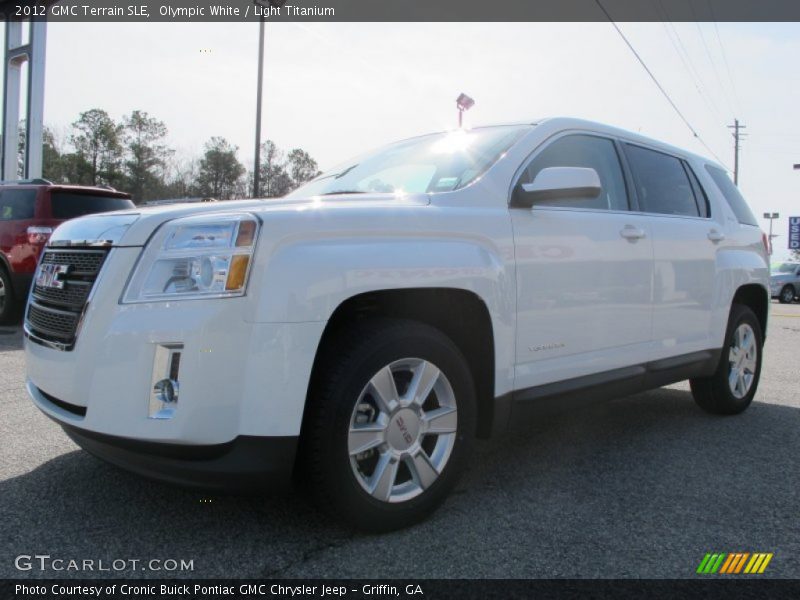 Olympic White / Light Titanium 2012 GMC Terrain SLE