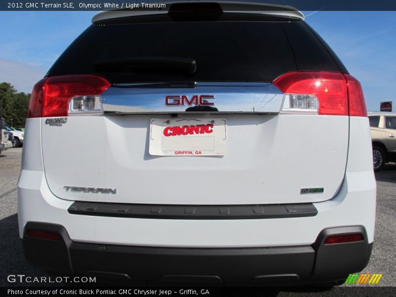 Olympic White / Light Titanium 2012 GMC Terrain SLE