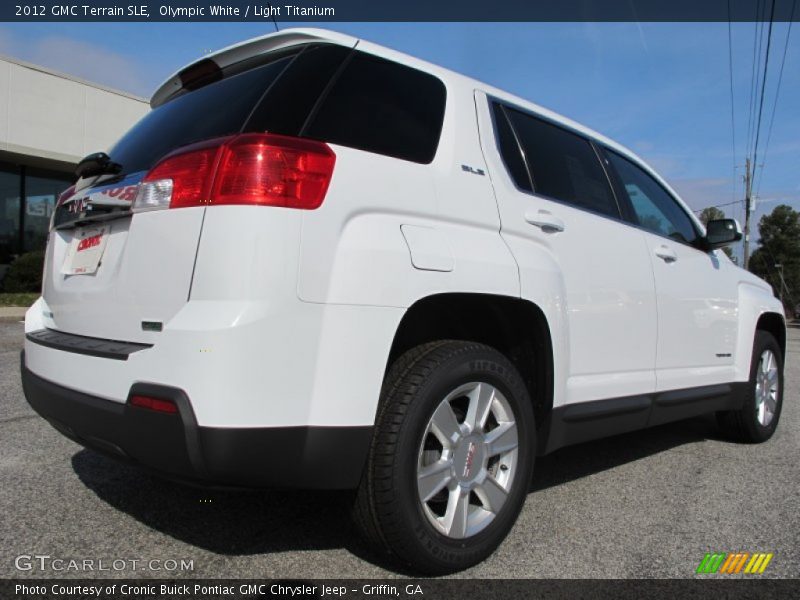 Olympic White / Light Titanium 2012 GMC Terrain SLE