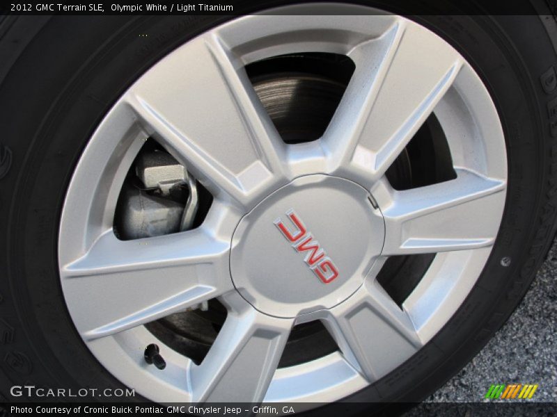 Olympic White / Light Titanium 2012 GMC Terrain SLE