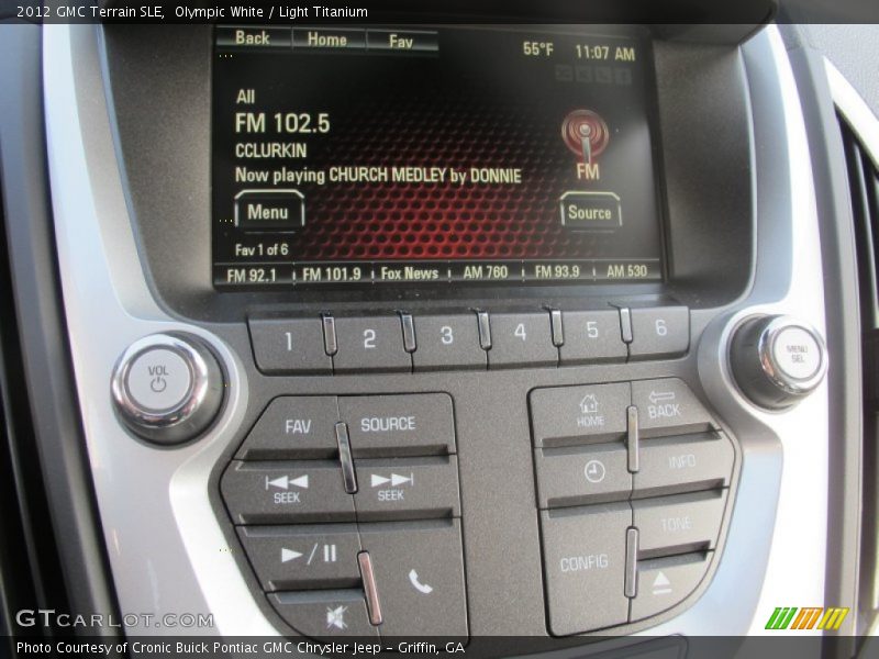 Olympic White / Light Titanium 2012 GMC Terrain SLE
