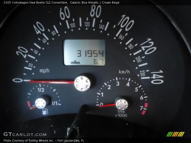  2005 New Beetle GLS Convertible GLS Convertible Gauges