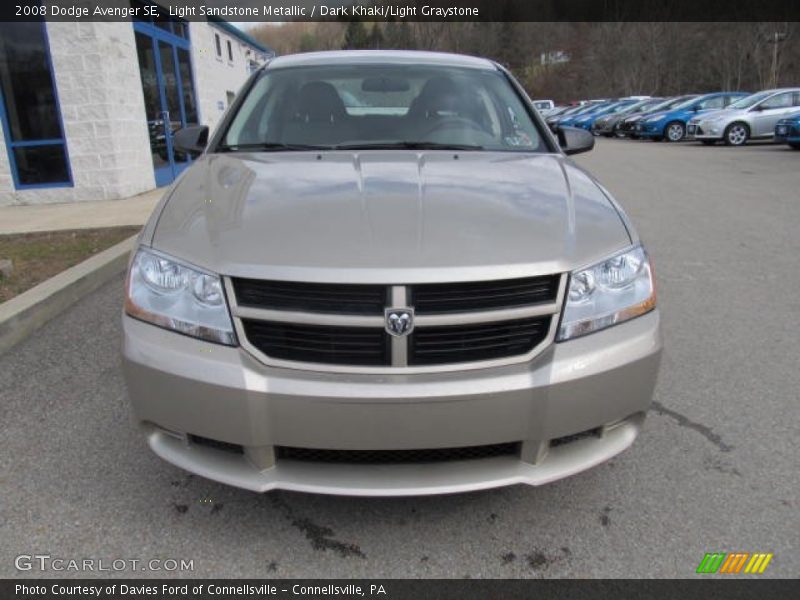 Light Sandstone Metallic / Dark Khaki/Light Graystone 2008 Dodge Avenger SE