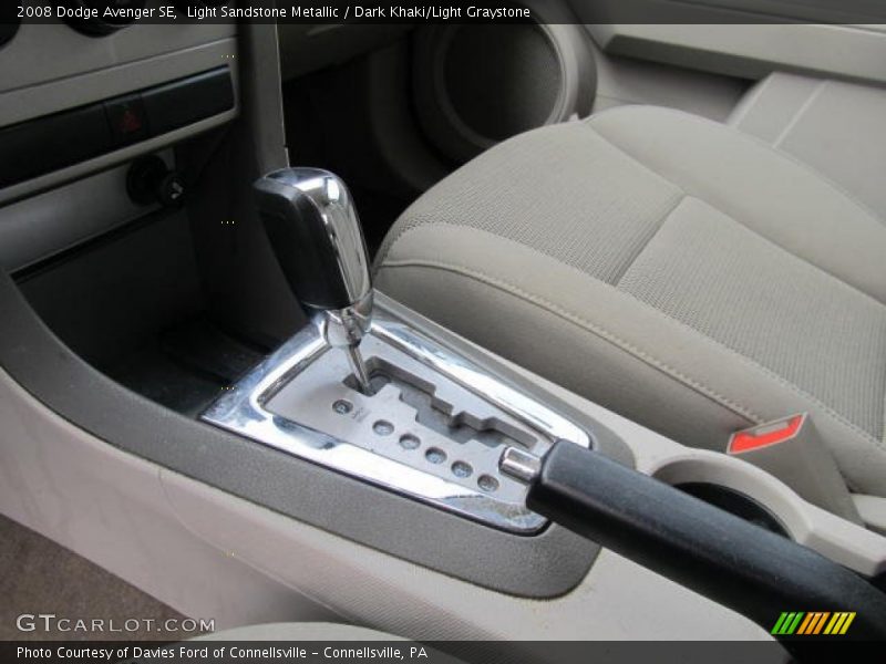Light Sandstone Metallic / Dark Khaki/Light Graystone 2008 Dodge Avenger SE