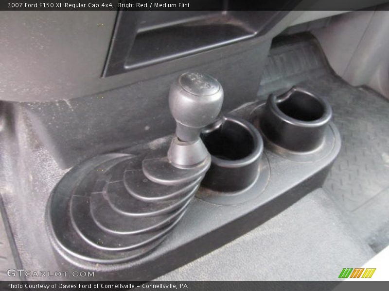 Bright Red / Medium Flint 2007 Ford F150 XL Regular Cab 4x4