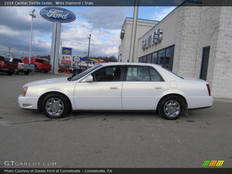 White Diamond / Shale 2004 Cadillac DeVille Sedan