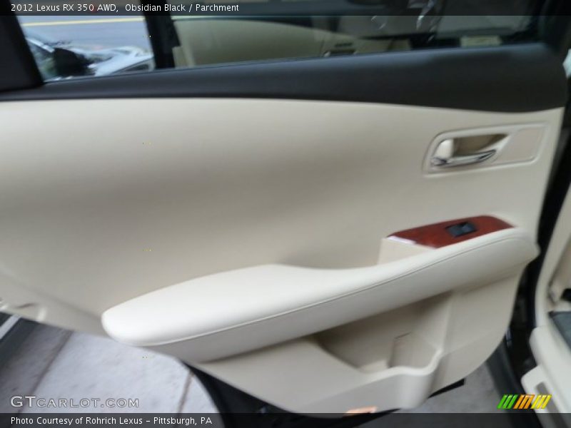 Obsidian Black / Parchment 2012 Lexus RX 350 AWD