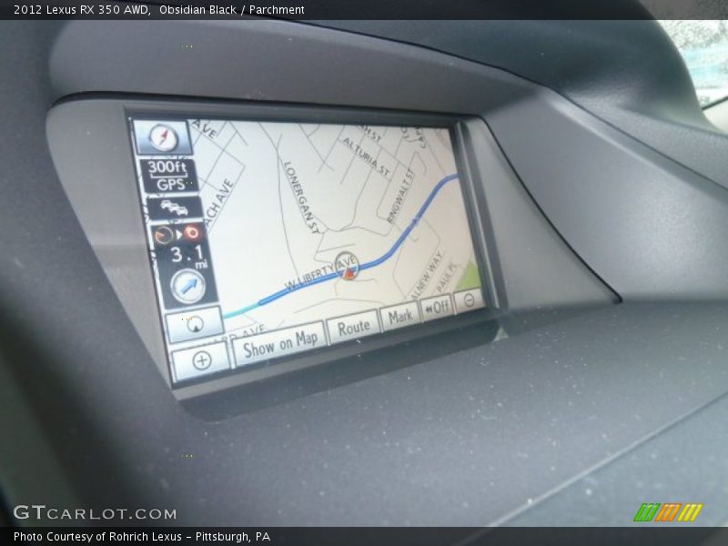 Obsidian Black / Parchment 2012 Lexus RX 350 AWD