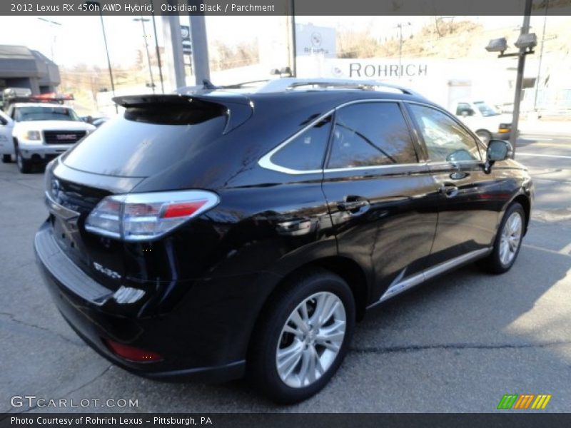 Obsidian Black / Parchment 2012 Lexus RX 450h AWD Hybrid