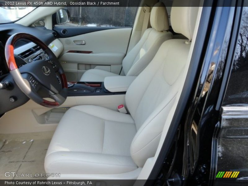 Obsidian Black / Parchment 2012 Lexus RX 450h AWD Hybrid