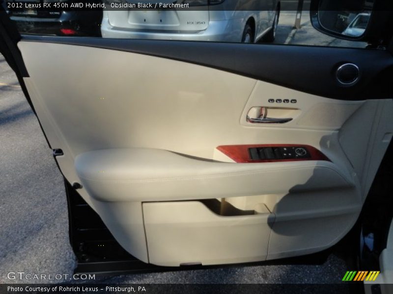 Obsidian Black / Parchment 2012 Lexus RX 450h AWD Hybrid