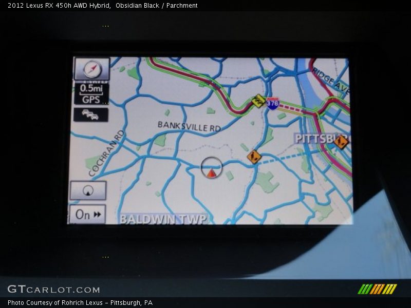Obsidian Black / Parchment 2012 Lexus RX 450h AWD Hybrid