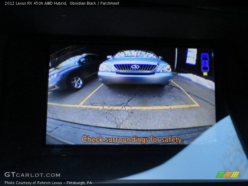 Obsidian Black / Parchment 2012 Lexus RX 450h AWD Hybrid