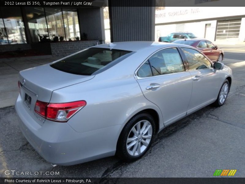 Tungsten Pearl / Light Gray 2012 Lexus ES 350