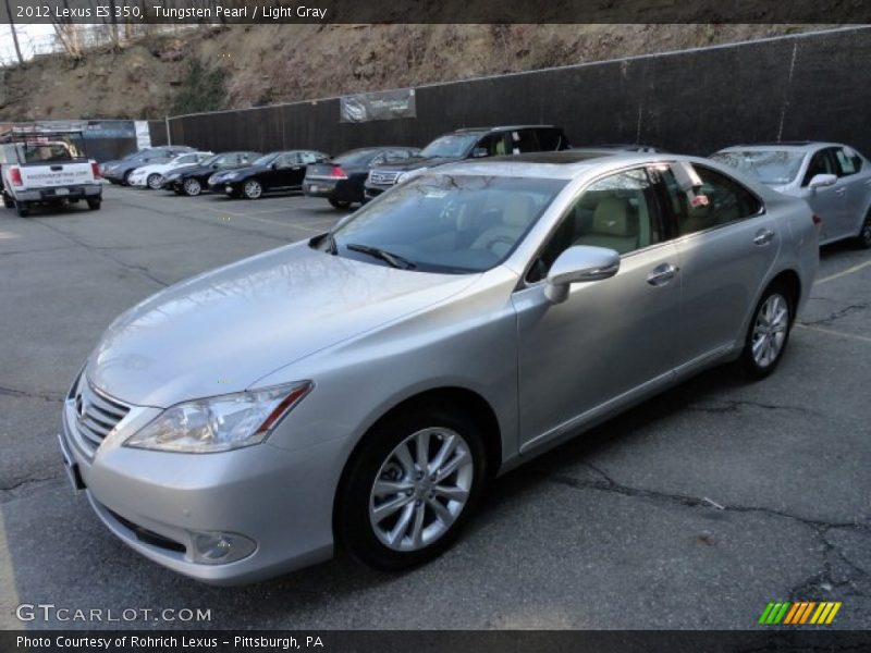 Tungsten Pearl / Light Gray 2012 Lexus ES 350