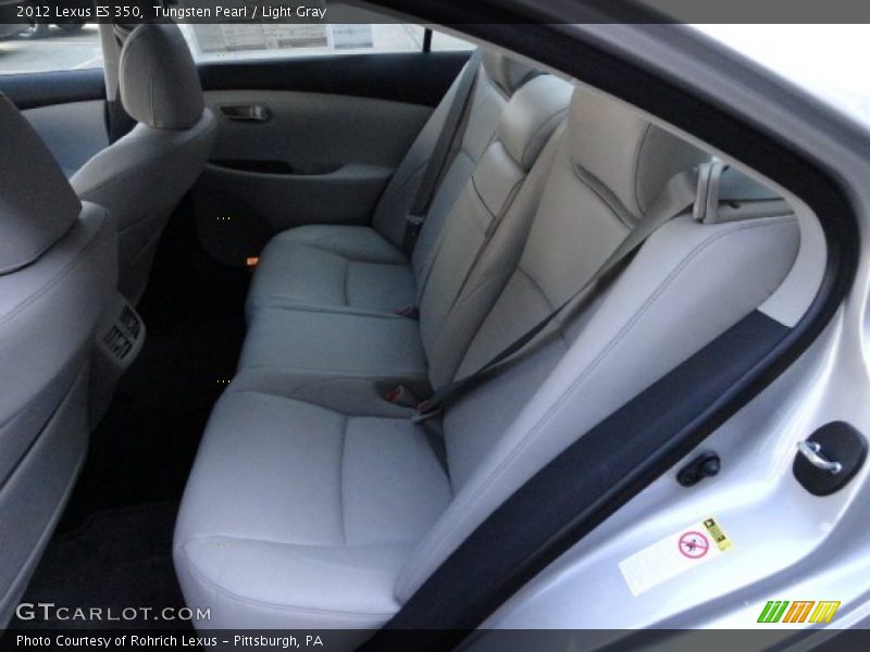 Tungsten Pearl / Light Gray 2012 Lexus ES 350