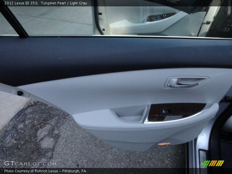 Tungsten Pearl / Light Gray 2012 Lexus ES 350